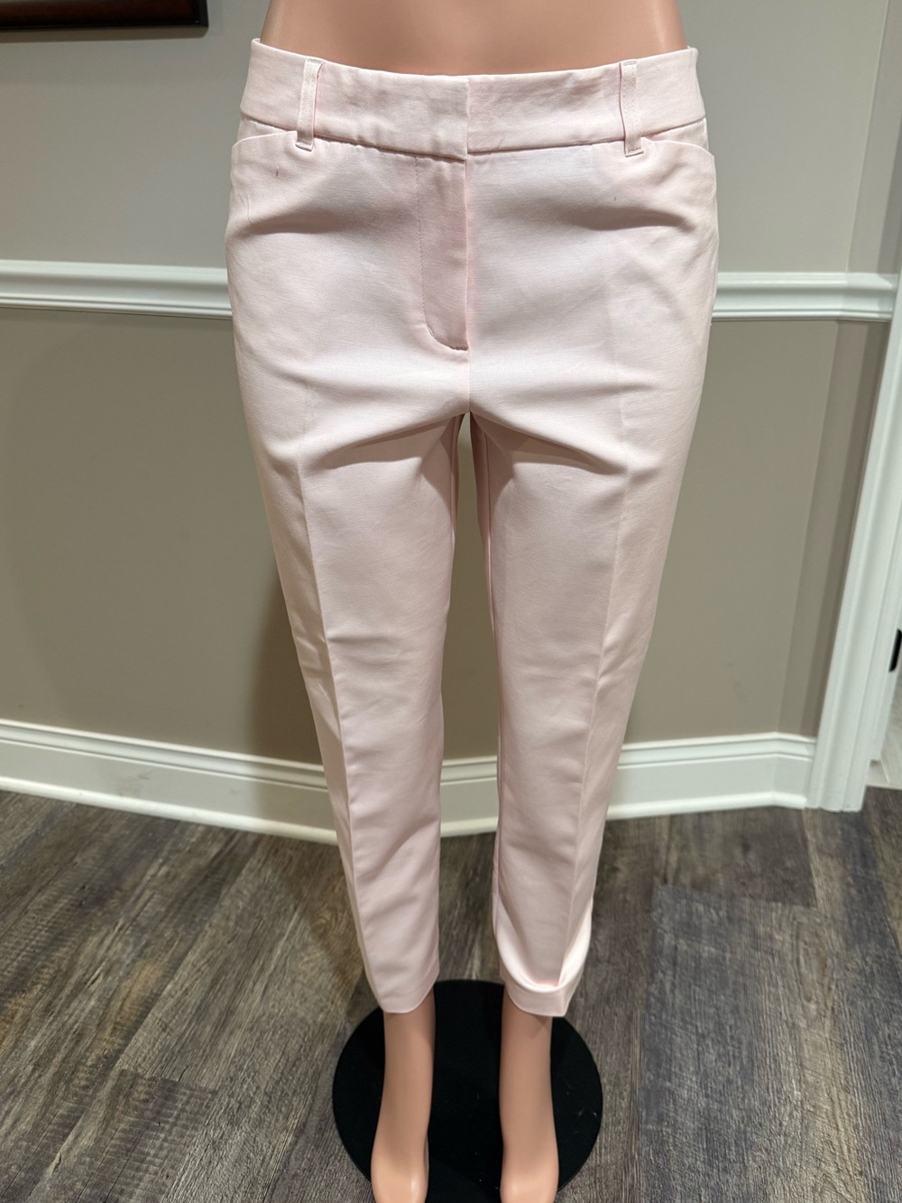 Liz Claiborne Blush Pink Cropped Tailored Pants